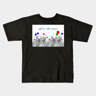 Happy Birthday! Peace! Kids T-Shirt